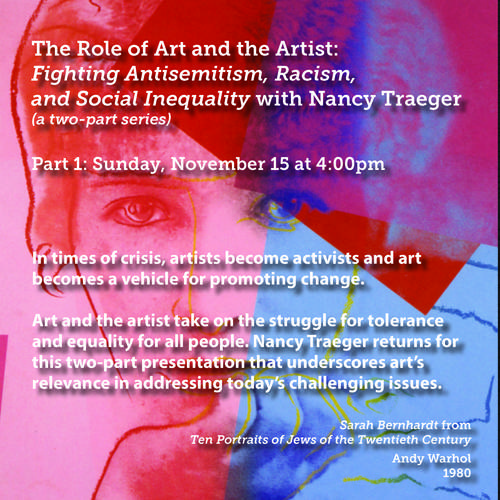 Banner Image for The Role of Art and the Artist with Nancy Traeger - Part 1