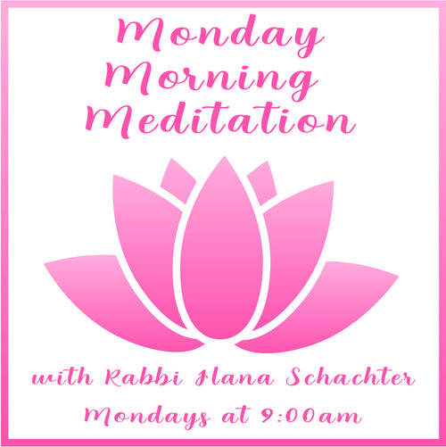Banner Image for Monday Morning Meditation with Rabbi Ilana Schachter